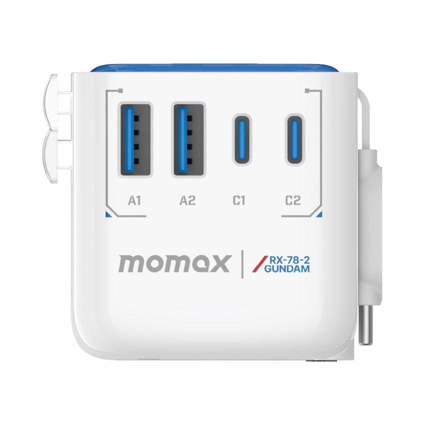Mobile Suit Gundam x Momax 1-World+ Flow 4-Port Travel Charger