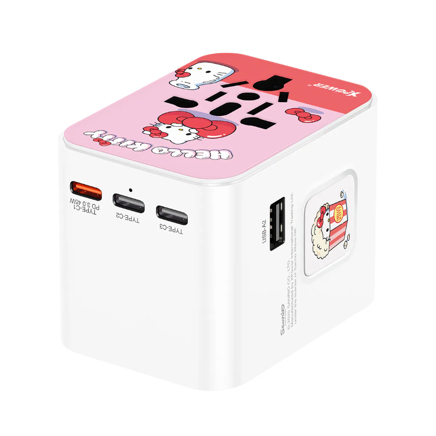 XPower x Sanrio Hello Kitty TA45B 45W 6-output PD3.0/PPS Travel