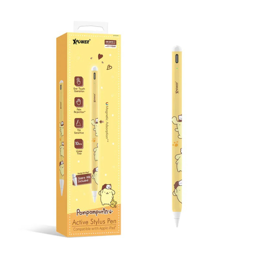 XPower x Sanrio Pompompurin ST6 Magnetic Active Stylus Pen (iPad