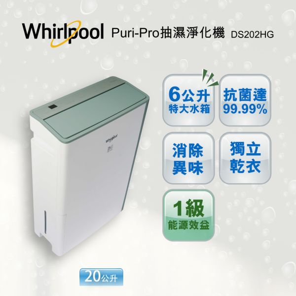 Whirlpool Puri-Pro Dehumidpurifier DS202HG