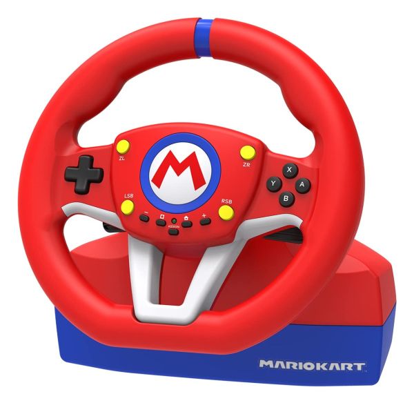 Hori Nintendo Switch Mario Kart 8 Racing Wheel (NSW-204A) Red