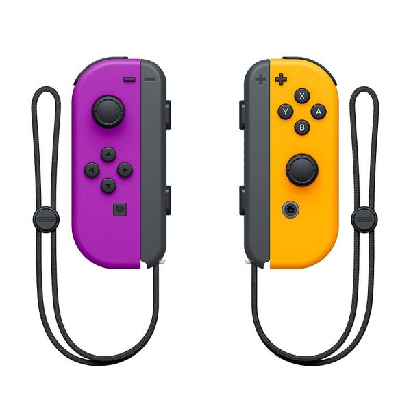 Nintendo Switch Joy-Con 電光紫(L)。電光橙(R)