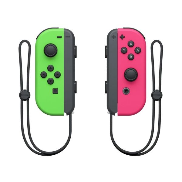 Nintendo Switch Joy-Con 電光綠(L)。電光粉紅(R)