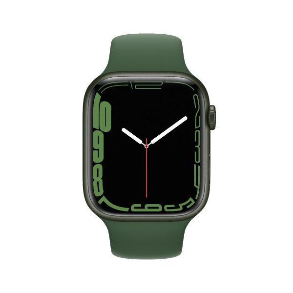 Apple Watch Series 7 45mm GPS+ Cellular Green Aluminium Case with Clover Sport Band