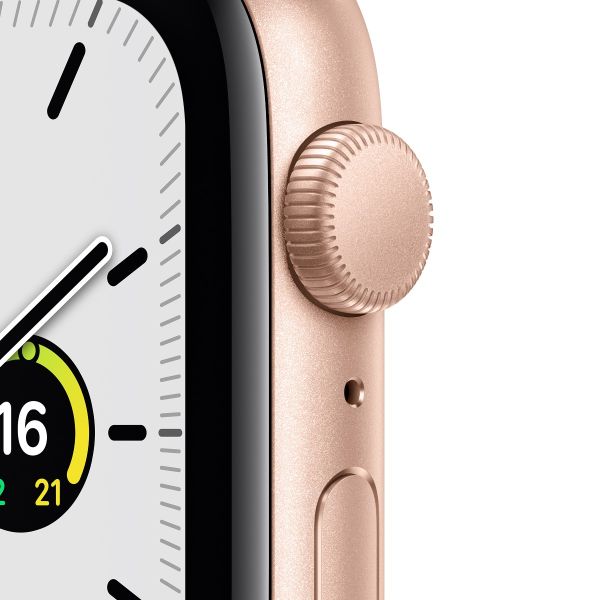 Apple Watch SE 44毫米GPS 金色鋁金屬錶殼配星光色運動錶帶