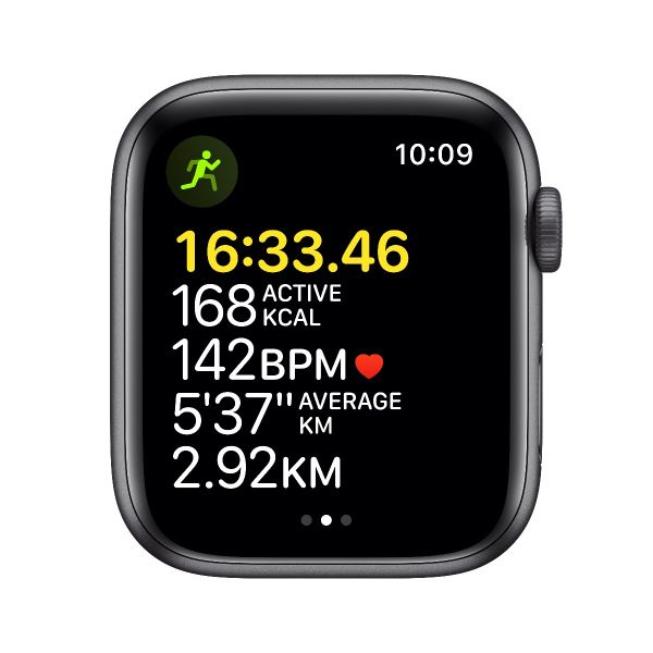 Apple Watch SE 44mm GPS Space Grey Aluminium Case with Midnight Sport Band