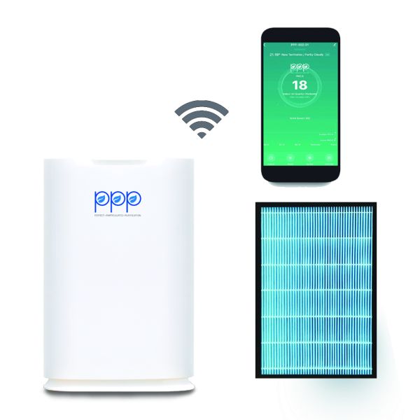 PPP智能WiFi版 空氣淨化機 (家居及房間) PPP-402-01 WiFi 配KV過濾層