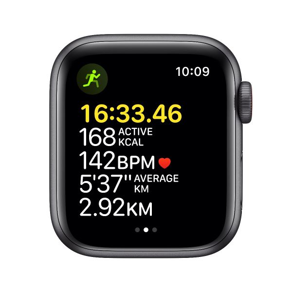 Apple Watch SE (1st Gen) 40mm GPS + Cellular Space Grey Aluminium Case with Midnight Sport Band