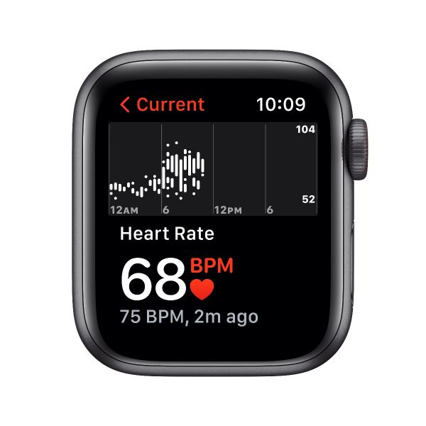 Apple Watch SE (1st Gen) 40mm GPS + Cellular Space Grey Aluminium Case with Midnight Sport Band