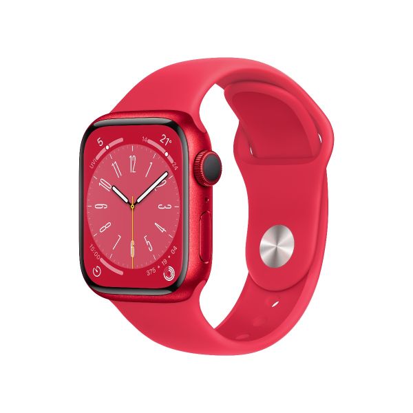 [限量快閃加購優惠] Apple Watch Series 8 41毫米 GPS (PRODUCT)RED 鋁金屬錶殼 配(PRODUCT)RED 運動錶帶