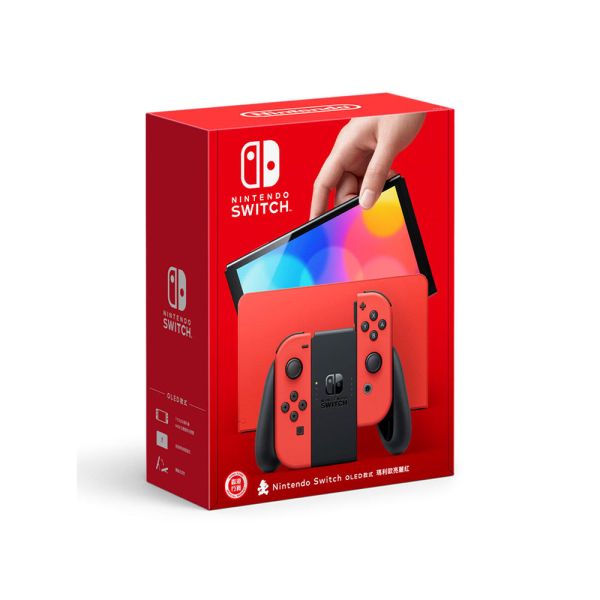 Nintendo Switch（OLED款式）瑪利歐亮麗紅色 特別版主機