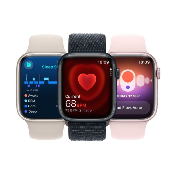 [只限門市自取] Apple Watch Series 9 45毫米 GPS 紅色鋁金屬錶殼 配 紅色運動型錶帶